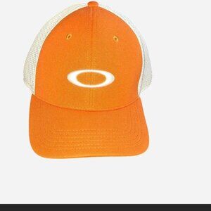 Oakley orange and white hat